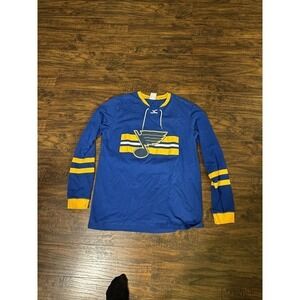 St. Louis Blues: #42 Backed LONG SLEEVE SHIRT NHL: ADULT LARGE